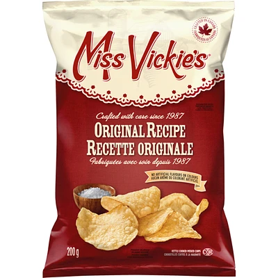 Original Recipe kettle cooked potato chips 200g