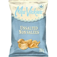 Unsalted kettle cooked potato chips 200g