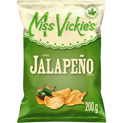 JalapeÃ±o flavour kettle cooked potato chips 200g