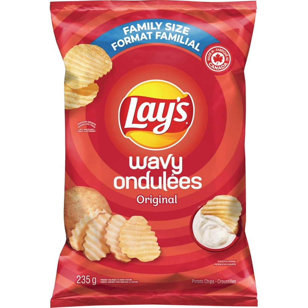 Wavy Original potato chips