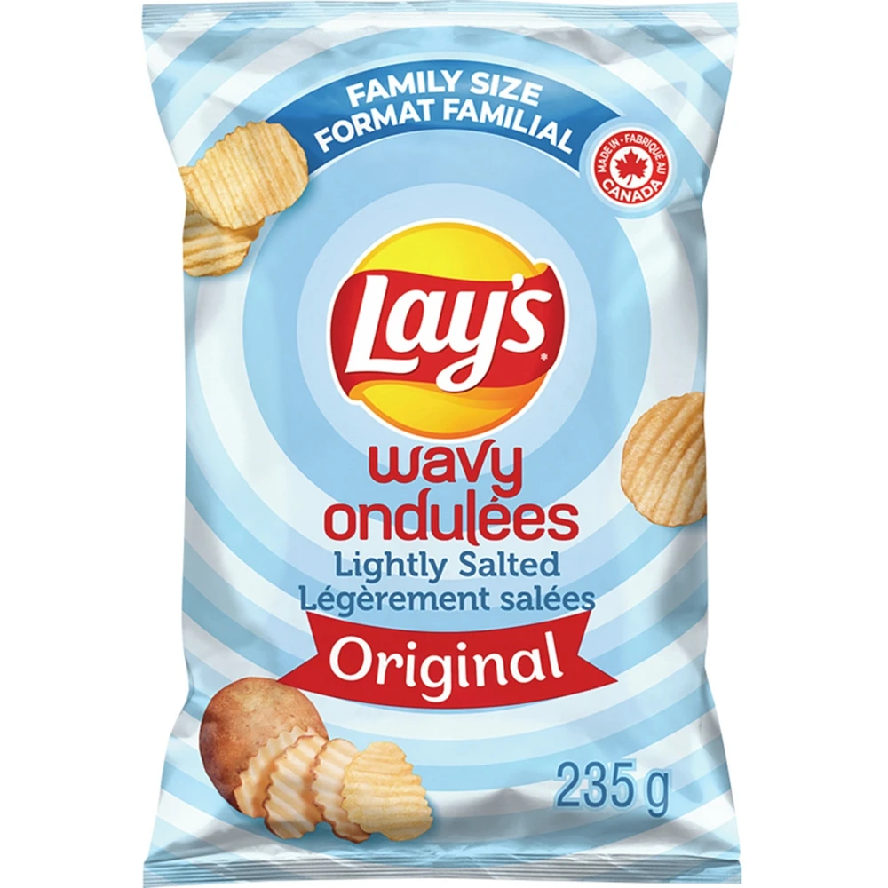 Wavy Lightly Salted potato chips