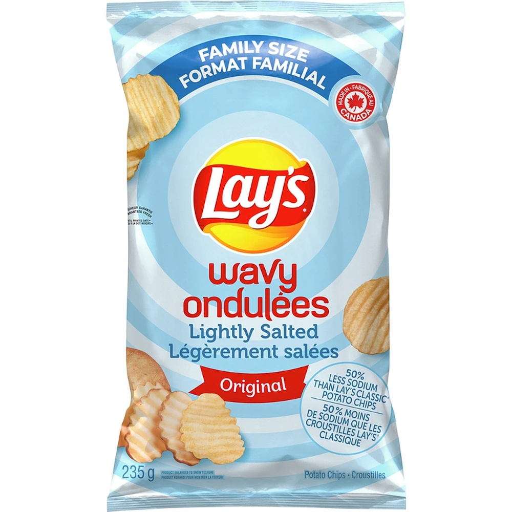 Wavy Lightly Salted potato chips