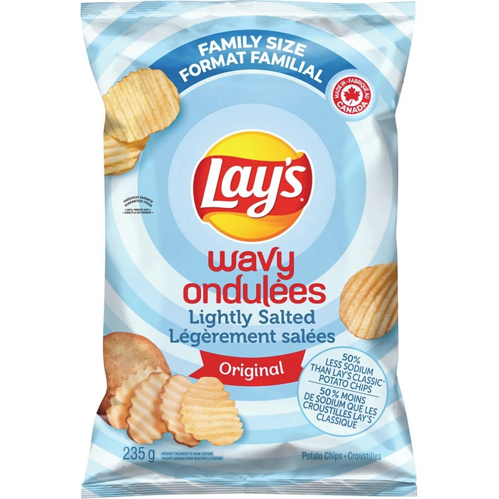 Wavy Lightly Salted potato chips