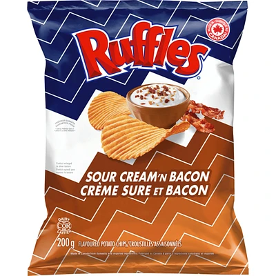 Sour Cream 'n Bacon Flavoured Potato Chips
