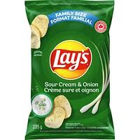 Sour Cream & Onion flavoured potato chips