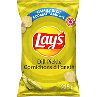 Dill Pickle flavoured potato chips