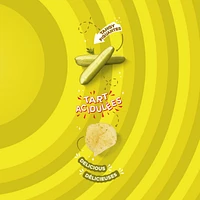 Dill Pickle flavoured potato chips