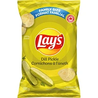 Dill Pickle flavoured potato chips