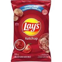 Ketchup flavoured potato chips