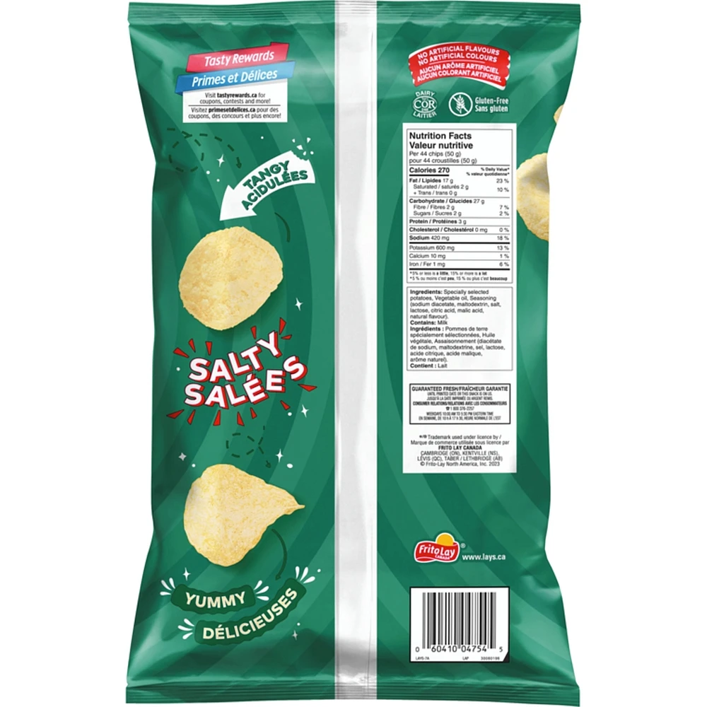 Salt & Vinegar flavoured potato chips