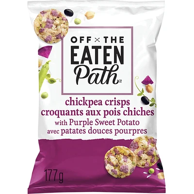 Chickpea Crisps with Purple Sweet Potato Rice and Chickpea Snacks 177g