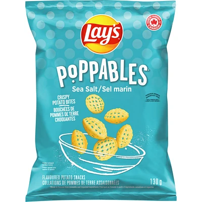 Poppables Sea Salt flavoured potato snacks