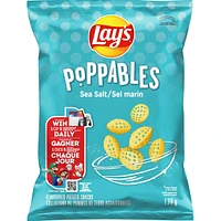 Poppables Sea Salt flavoured potato snacks