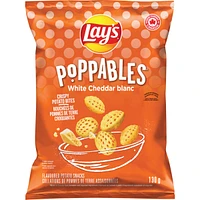 Poppables White Cheddar flavoured potato snacks