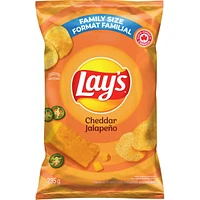 Cheddar Jalapeño flavoured potato chips