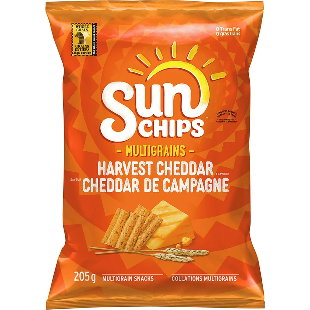 Harvest Cheddar Flavour Multigrain Snacks 205g