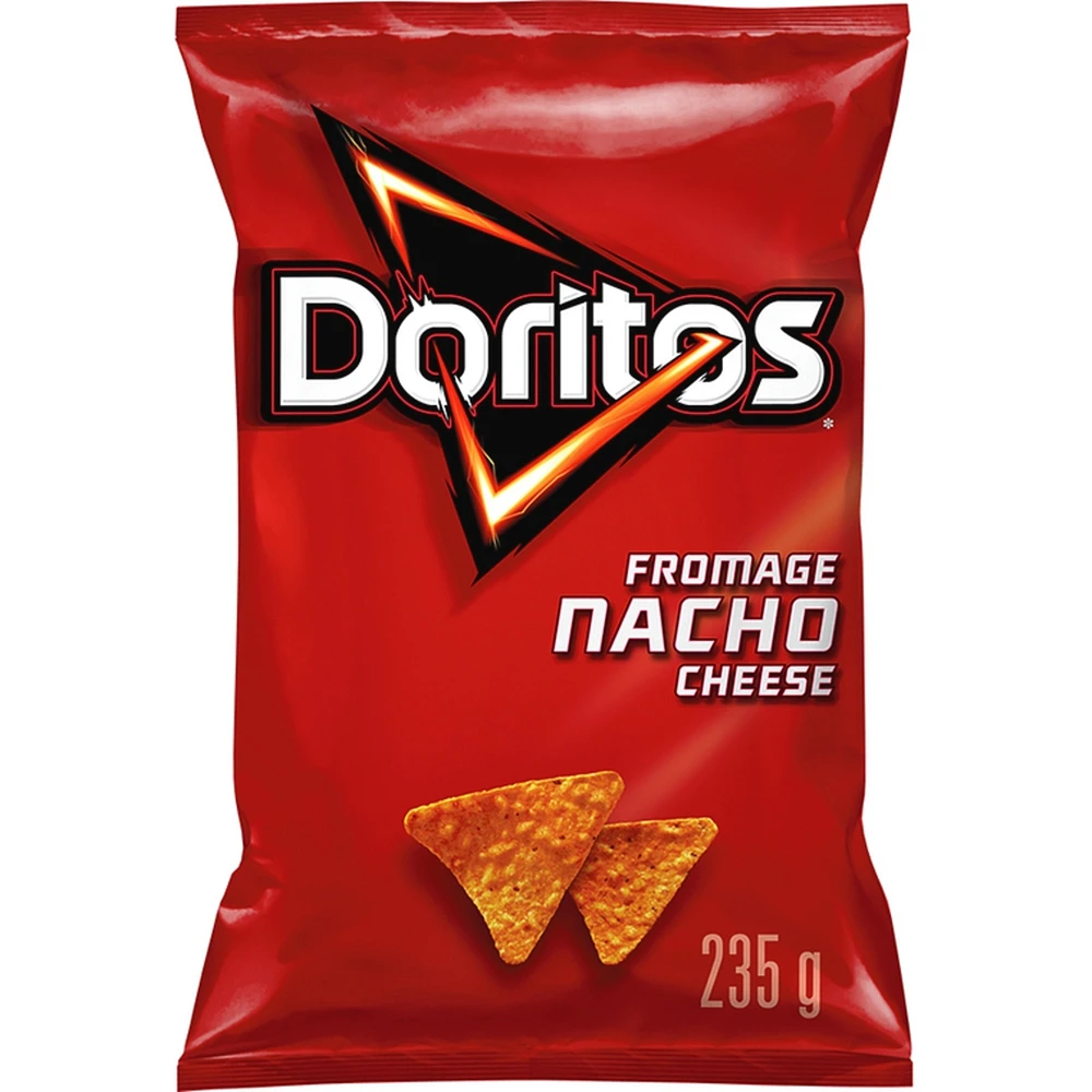 Nacho Cheese flavoured tortilla chips