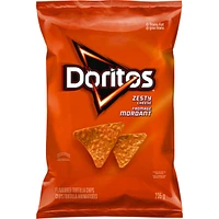 Zesty Cheese flavoured tortilla chips