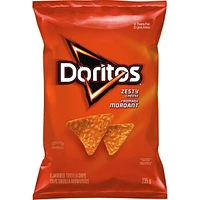 Zesty Cheese flavoured tortilla chips