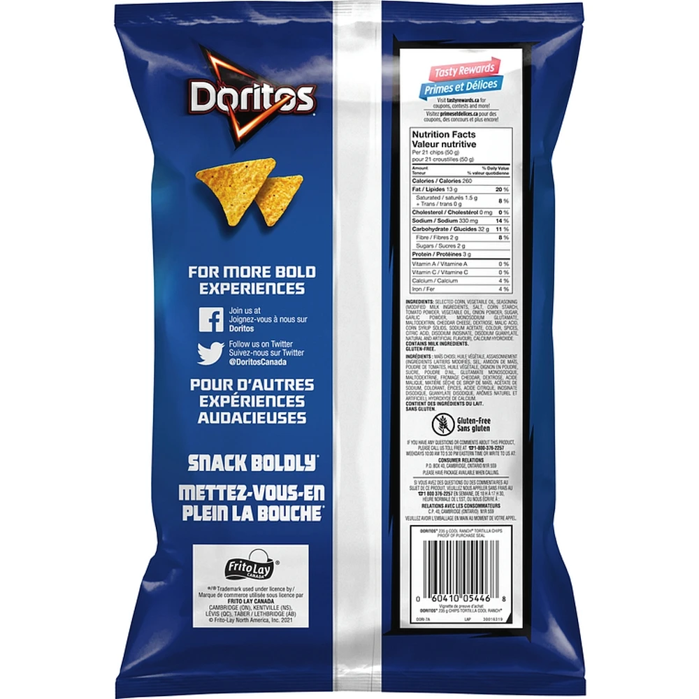 Cool Ranch Flavoured Tortilla Chips