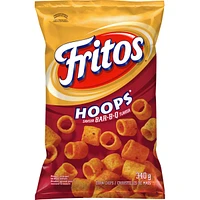 Hoops Bar-B-Q Flavour Corn Chips 340g