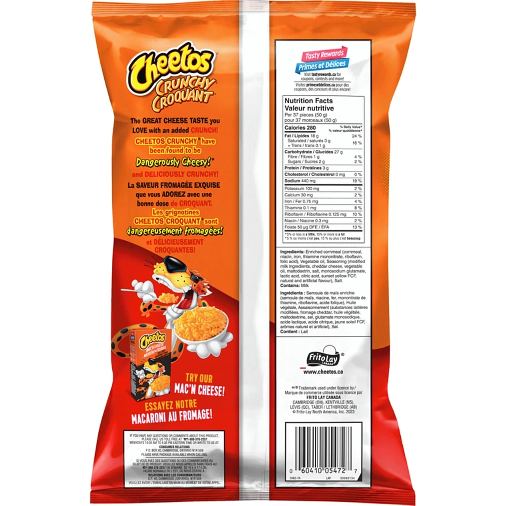 Crunchy Cheese Flavoured Snacks