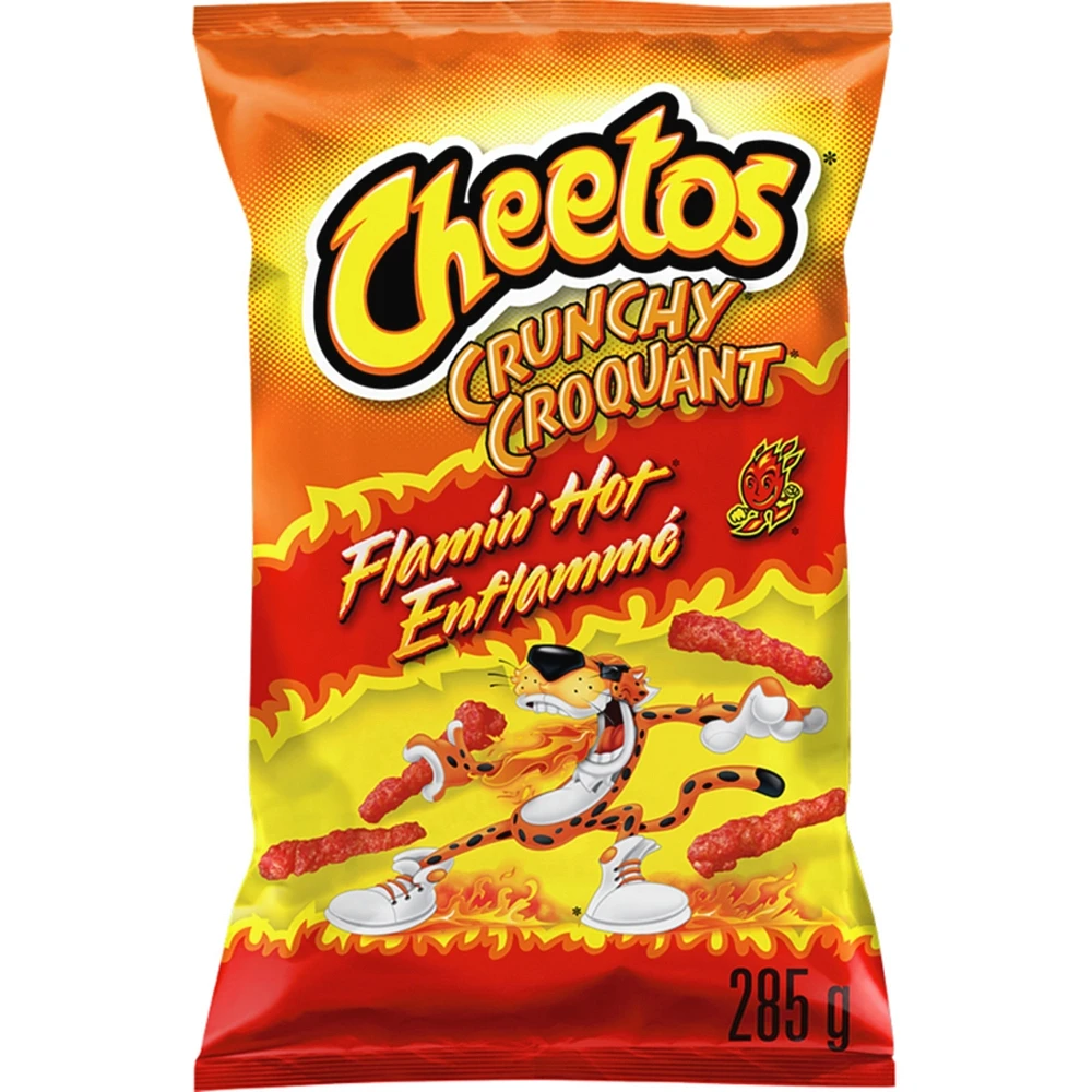 Crunchy Flamin' Hot Cheese Flavoured Snacks