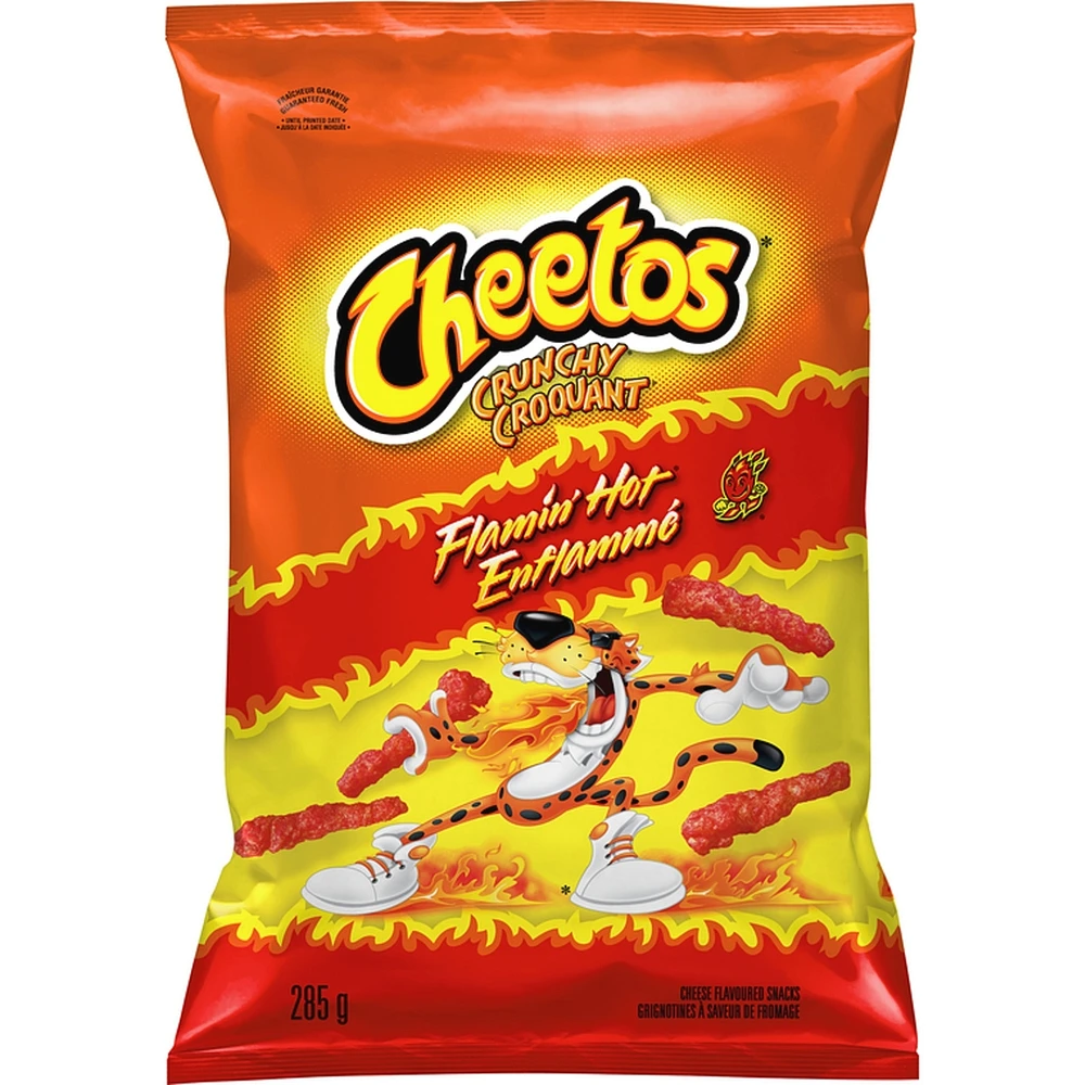 Crunchy Flamin' Hot Cheese Flavoured Snacks
