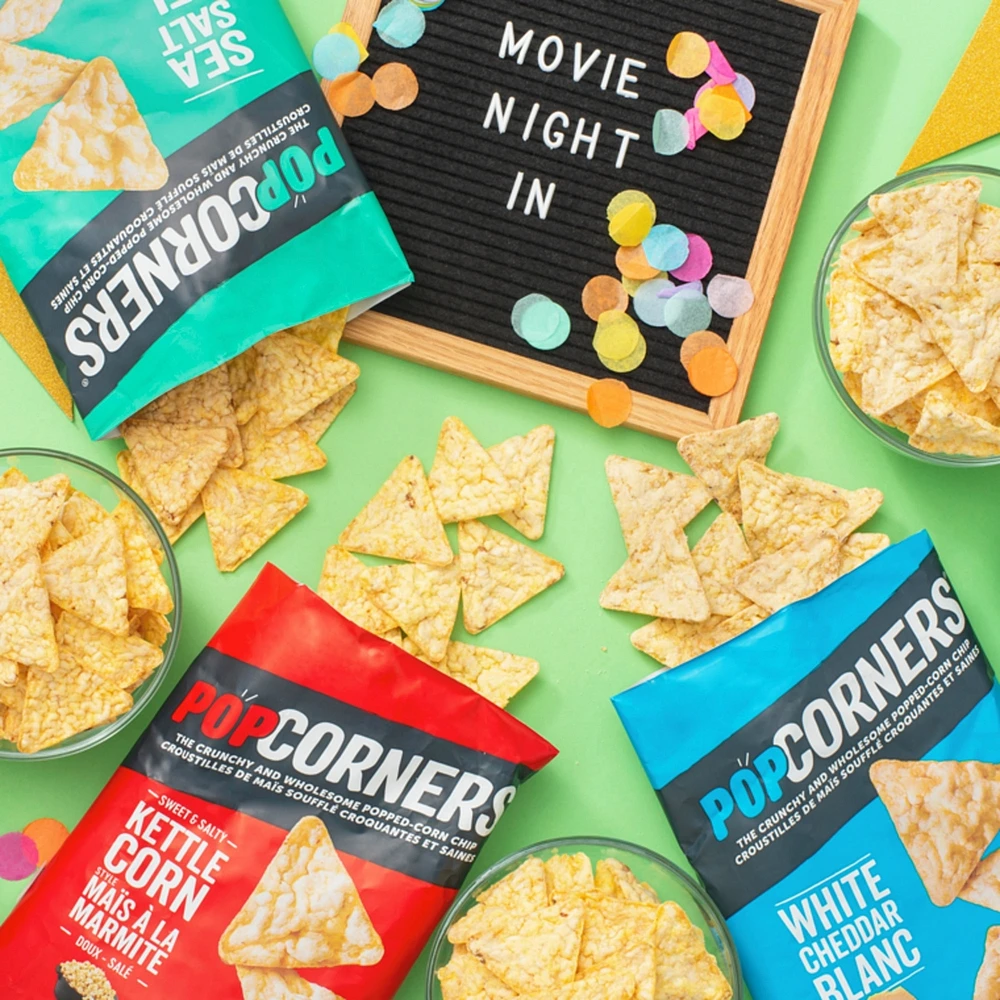 Sea Salt Popped-Corn Chips 142g