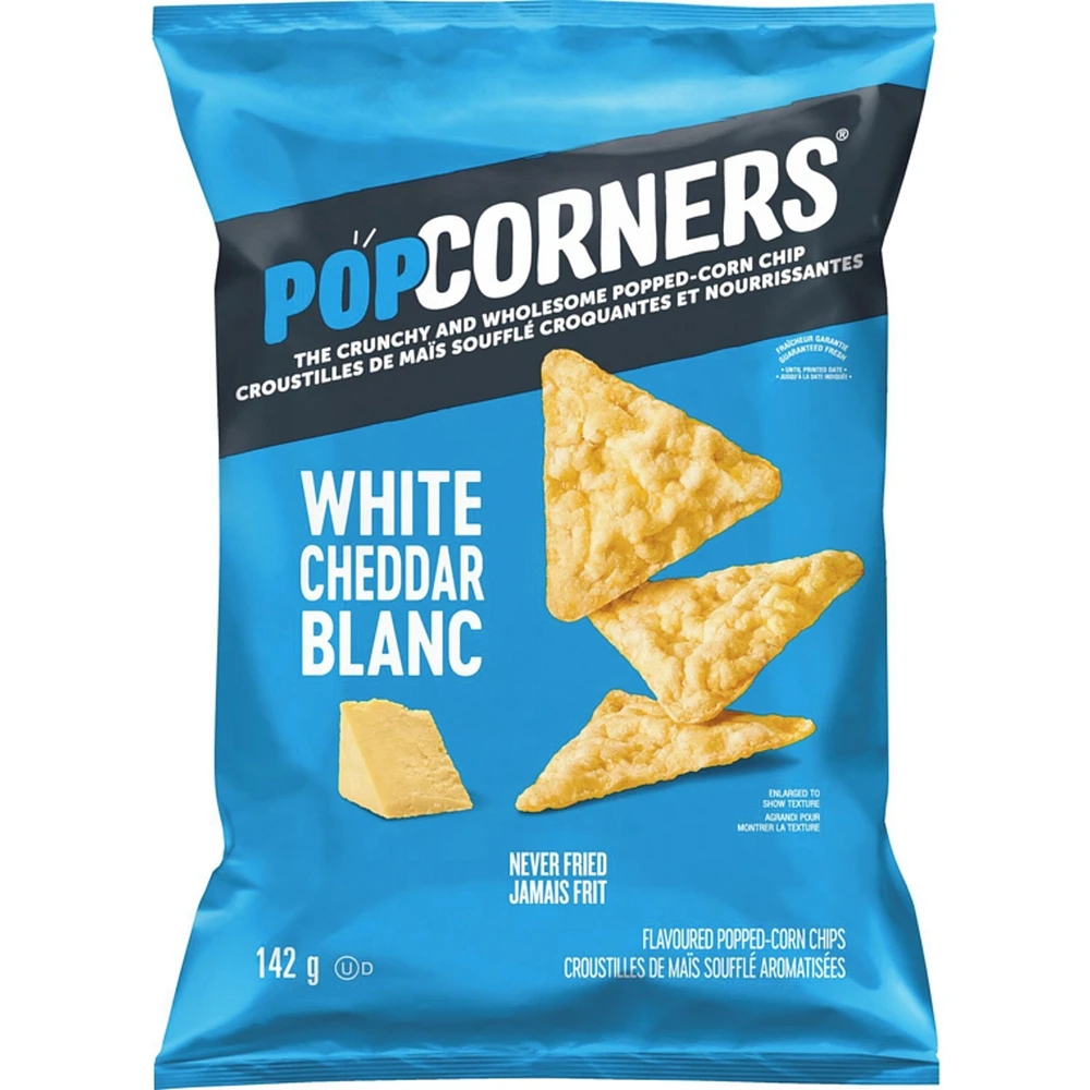 White Cheddar Flavoured Popped-Corn Chips