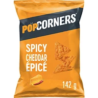 Spicy Cheddar Flavoured Popped-Corn Chips 142g