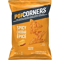 Spicy Cheddar Flavoured Popped-Corn Chips 142g