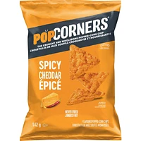 Spicy Cheddar Flavoured Popped-Corn Chips 142g