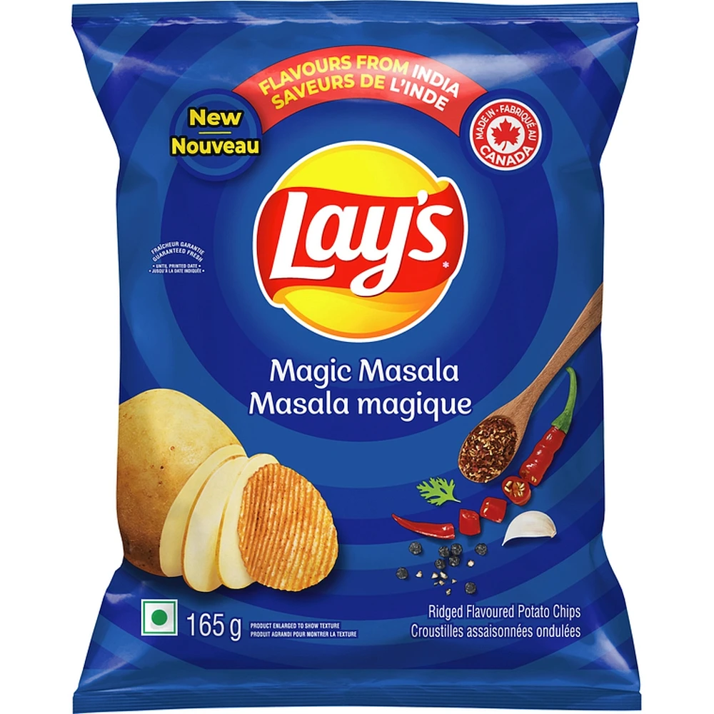 Magic Masala ridged flavoured potato chips
