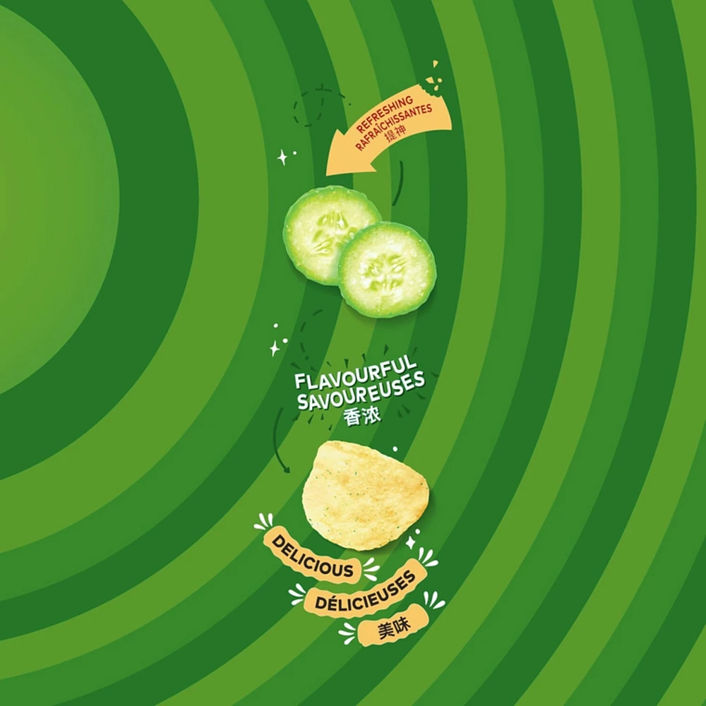 Cucumber Flavoured Potato Chips
