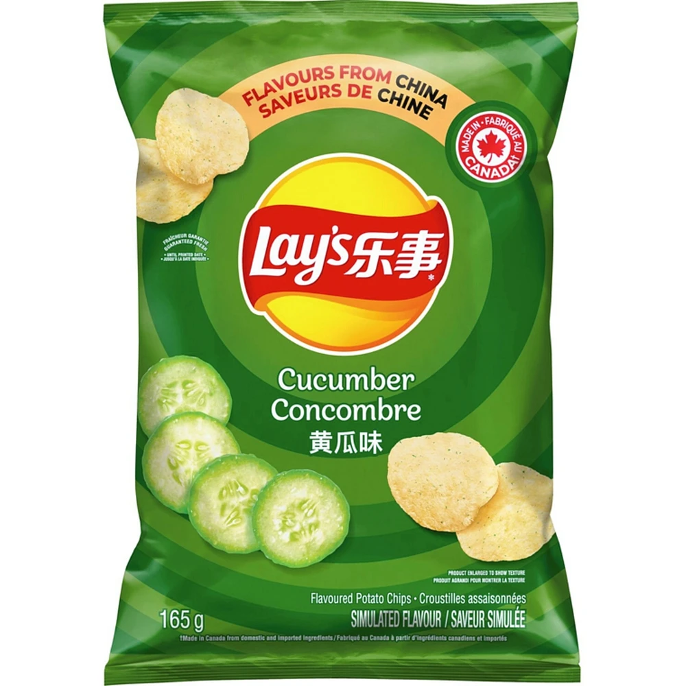 Cucumber Flavoured Potato Chips