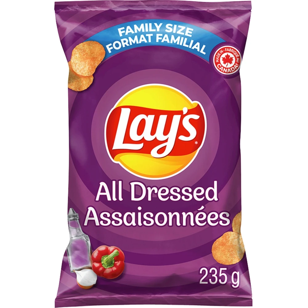 All Dressed Flavoured Potato Chips