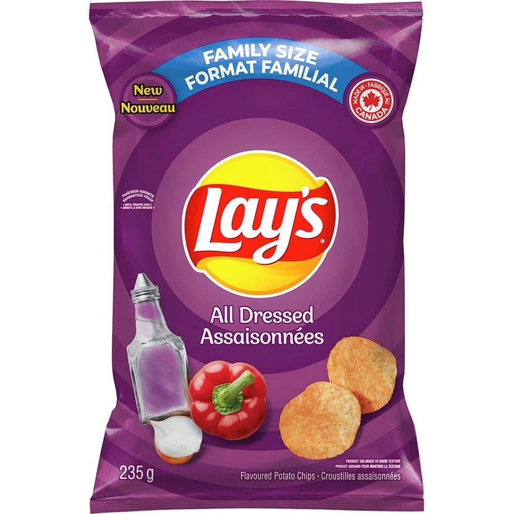 All Dressed Flavoured Potato Chips