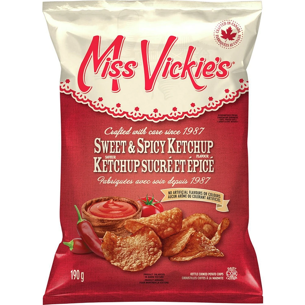Sweet & Spicy Ketchup Flavour Kettle Cooked Potato Chips