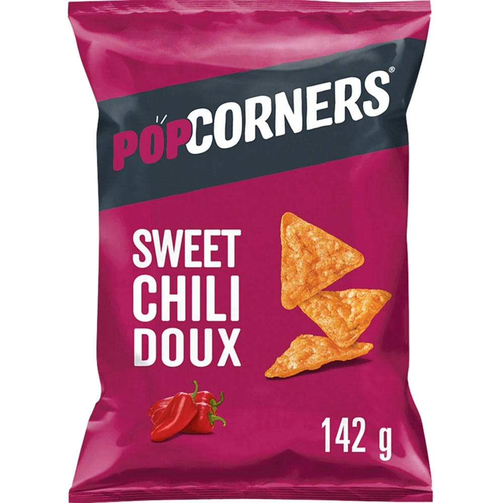 Flavoured Popped-Corn Chips Sweet Chili