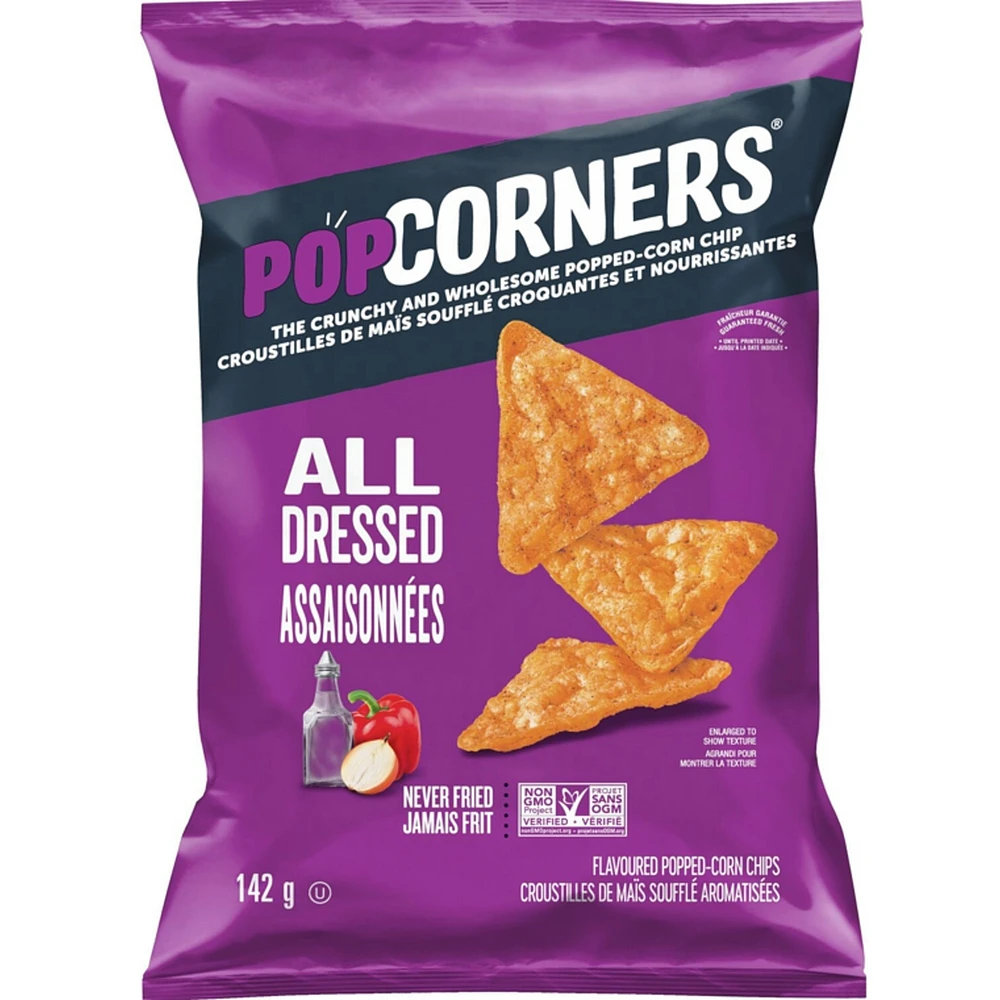 All Dressed Flavoured Popped-Corn Chips