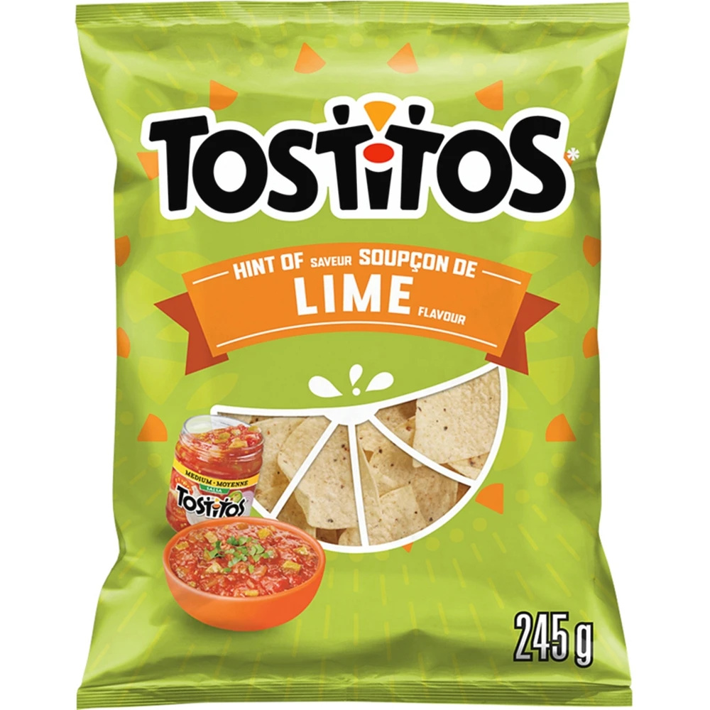 Hint of Lime Flavour Tortilla Chips