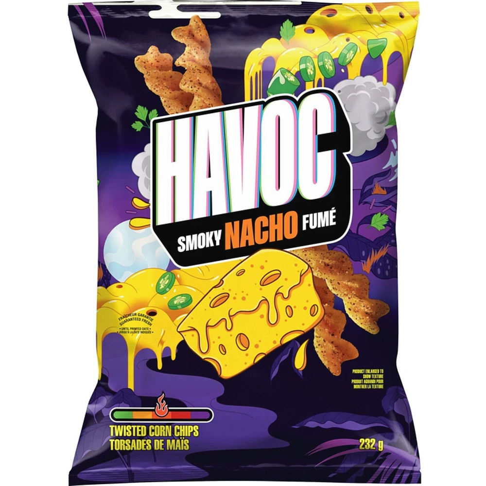 Smoky Nacho Twisted Corn Chips
