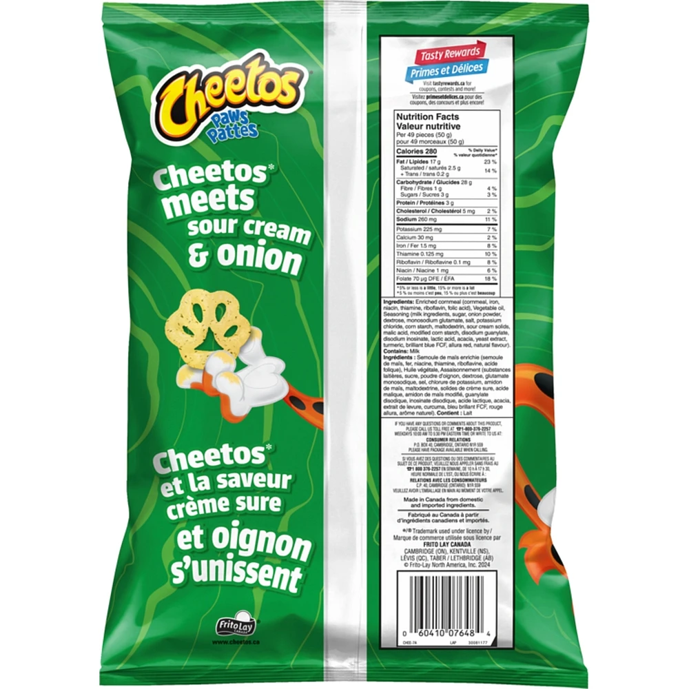 Flavoured Snacks Sour Cream & Onion Flavour
