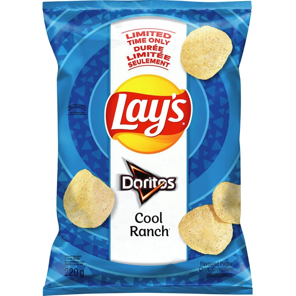 Cool Ranch Flavoured Potato Chips