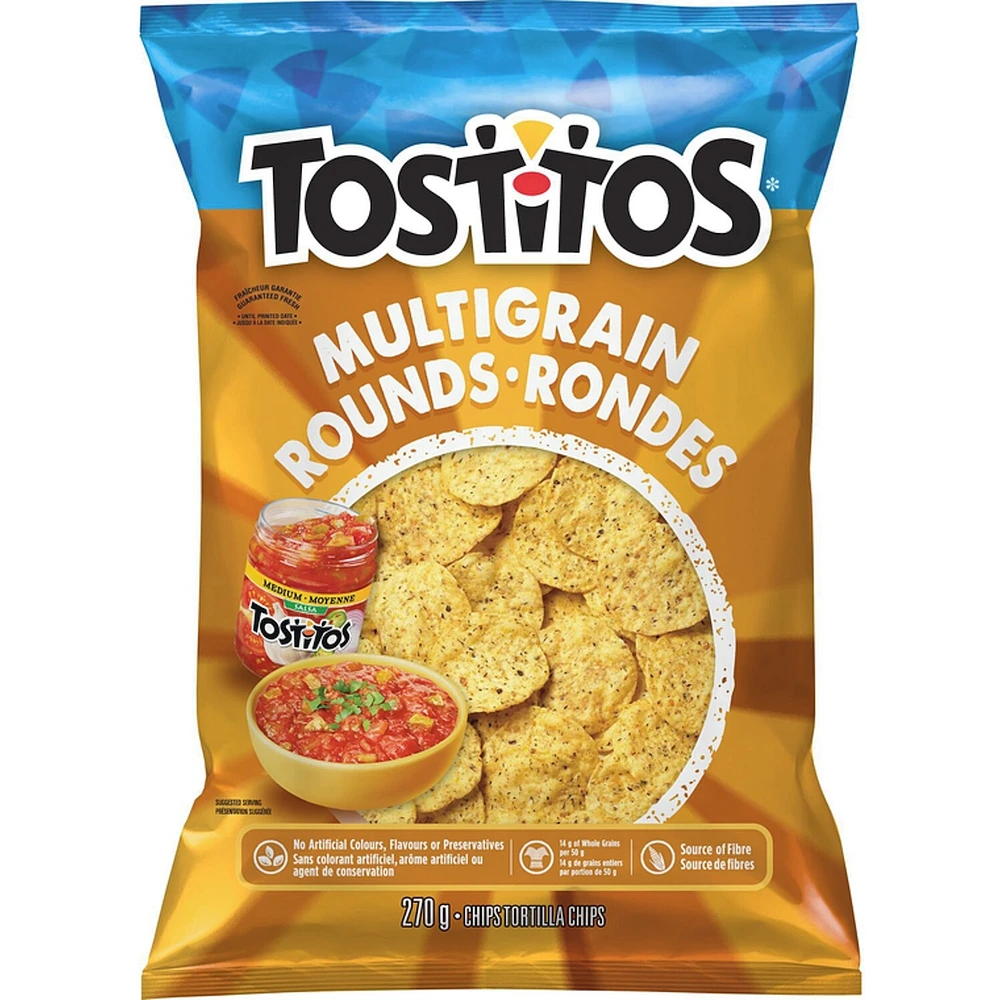 Tortilla chips multigrain rondes