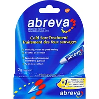 Abreva Cold Sore Treatment cream Tube 2g