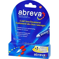 Abreva Cold Sore Treatment cream Tube 2g