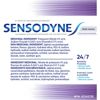 SENSODYNE Whitening plus Tartar Fighting Daily Sensitivity Toothpaste, 18ml