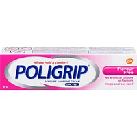 Poligrip Flavour Free Denture Adhesive Cream, 40g
